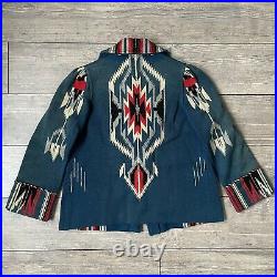 Rare Vintage 1940s 50s Chimayo Jacket Native American Woven SouthWestern