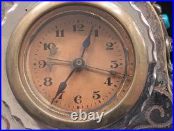 Rare Vintage Native American clock by silversmith Percy Spencer (Navajo)