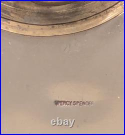 Rare Vintage Native American clock by silversmith Percy Spencer (Navajo)