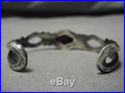 Rare Vintage Navajo Royston Turquoise Sterling Silver Bracelet