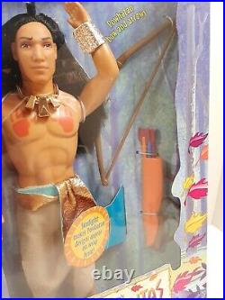 Rare Vtg 1995 Disney's POCAHONTAS SUN COLORS KOCOUM & NAKOMA Set of 3 Dolls NIB