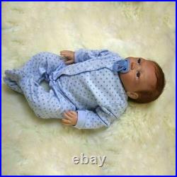 Realistic Reborn Newborn Boy Doll 22 Handmade Vinyl Silicone Baby Dolls Xmas