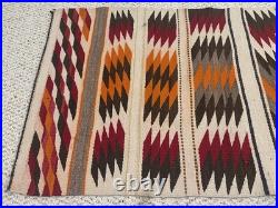 SMALL Vintage NAVAJO RUG WEAVING 19 X 32