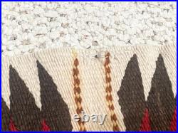 SMALL Vintage NAVAJO RUG WEAVING 19 X 32
