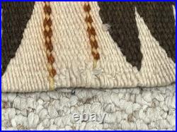 SMALL Vintage NAVAJO RUG WEAVING 19 X 32