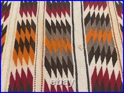SMALL Vintage NAVAJO RUG WEAVING 19 X 32