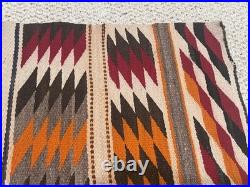 SMALL Vintage NAVAJO RUG WEAVING 19 X 32