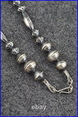 Sterling Silver Navajo Pearl Necklace 22 Vintage