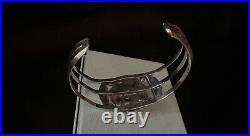 Stunning Vintage Native American Sterling Sliver Royston Turquoise Cuff 6