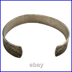 Superior Vintage Cheyenne Arapaho tribe Sterling Silver Bracelet
