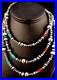 Turquoise Coral Spiny Oyster Sterling Silver Beads Bead Necklace 92818