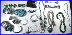 Turquoise native American collection Vintage 1978-1982