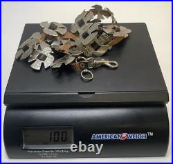 VTG 60s Fred Harvey Era Stamped Bird Eagle Conchos Belt 20 Birds Broken