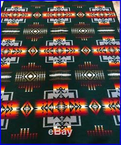 VTG NEW Pendleton Beaver State Wool Native American Design Blanket 64 X 80