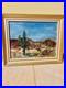 VTG Native American Southwest Original Oil Painting PICTURE CACTUS DESERT SCENE