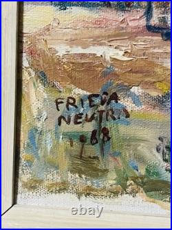 VTG Native American Southwest Original Oil Painting PICTURE CACTUS DESERT SCENE