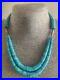 VTG Native American Turquoise Heishi Bead Necklace