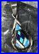 VTG Navajo Pete Sanchez Isleta Sterling Silver Multi-Gemstone Inlay Pendant