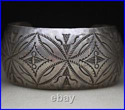 Vincent James Platero Vintage Native American Navajo Sterling Silver Bracelet