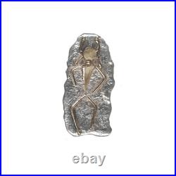 Vintage 14k/Sterling Tufa Cast Native American pendant Vintage 14k/Sterling Tufa Cast Native American pendant