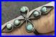 Vintage 1960s Navajo Petite Point Sterling & Turquoise Ring. TJ778