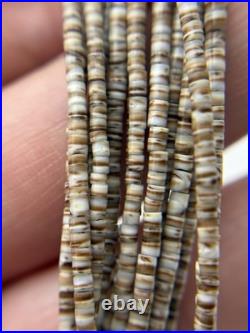 Vintage 1970s Native American 13 Strand Beautiful Heishi Hand Beaded Necklace