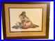 Vintage 1988 Native American Framed Art by Ken Schmidt Signed & Numbered Litho