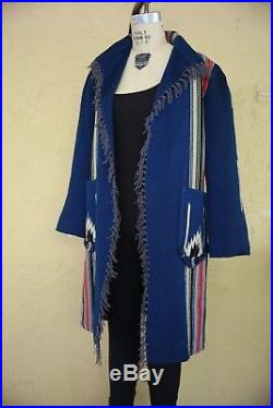 Vintage 60s 70s Chimayo Jacket Coat Aztec Southwestern Native American ...
