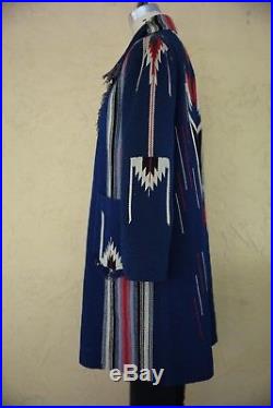 Vintage 60s 70s Chimayo Jacket Coat Aztec Southwestern Native American Indian