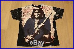 Vintage 90s Mosquitohead Geronimo T-Shirt Size XL Apache Native American Tee VTG