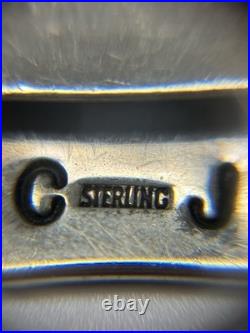 Vintage 925 Sterling Silver Native American Money Clip
