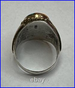 Vintage 925 Sterling Silver Native American Navajo Ring