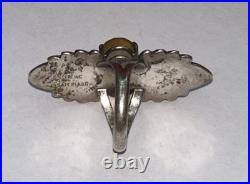 Vintage 925 Sterling Silver Native American Oval Citrine Stone Ring