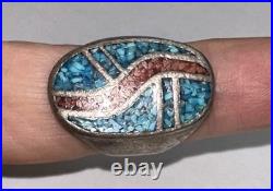 Vintage 925 Sterling Silver Native American Ring