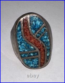 Vintage 925 Sterling Silver Native American Ring
