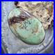 Vintage Adam Fierro Sterling Large Oval Royston Turquoise Split Shank Ring Sz 9