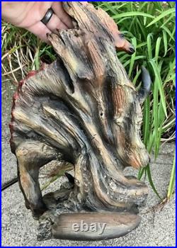 Vintage Antique Native American Indian Dual Bust Sitting Bull Squanto Unique