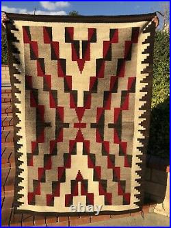 Vintage Arizona Navajo Rug Large Native American Indian Textile 69 By 44