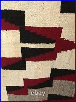 Vintage Arizona Navajo Rug Large Native American Indian Textile 69 By 44