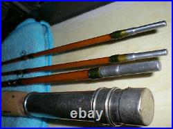 Vintage Bamboo Fly Rod. Native American Markings. 9' 6.3oz. 3/2 4wt. Agate Stripper