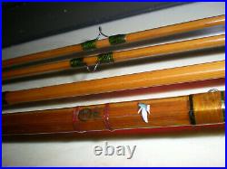 Vintage Bamboo Fly Rod. Native American Markings. 9' 6.3oz. 3/2 4wt. Agate Stripper
