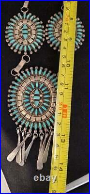 Vintage Betty Etsate Zuni Needle Point necklace