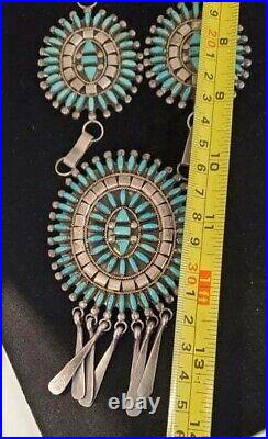 Vintage Betty Etsate Zuni Needle Point necklace