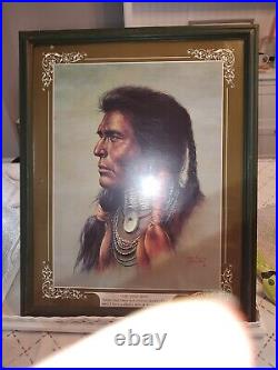 Vintage Bill Hampton native american oh great Spirit Rare