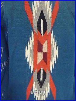 Vintage Chimayo Ganscraft Native American Blanket Jacket/coat Women's Size 14