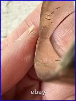 Vintage Chunky Native American Turquoise Mens Ring Size 10