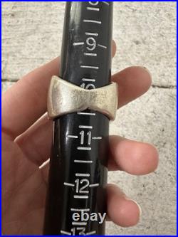 Vintage Chunky Native American Turquoise Mens Ring Size 10