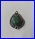 Vintage Darrell Victor Turquoise Sterling Silver Pendant