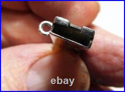 Vintage Earl Plummer Navajo Sterling Silver Multicolored Stones Bracelet / Nice