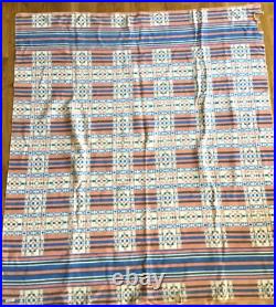 Vintage Esmond Mills Native American Beacon Style Cotton Indian Camp Blanket